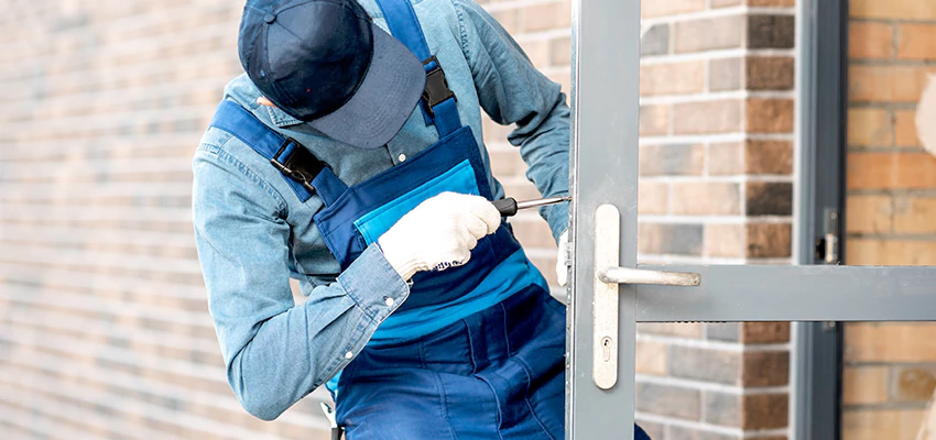 Pivot Storefront Door Locks Installation in San Gabriel, California
